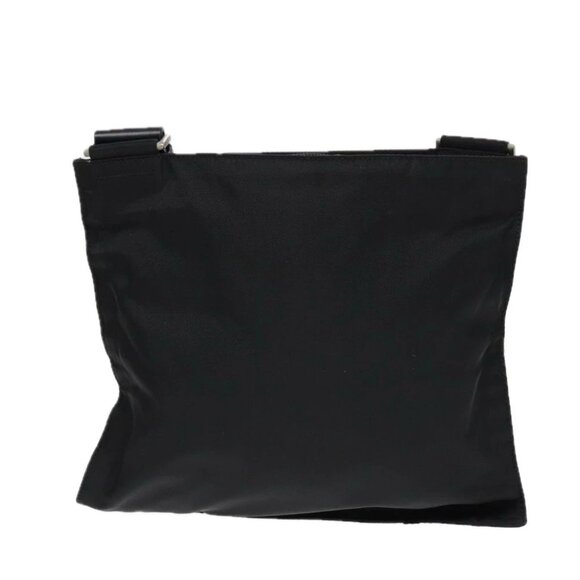 PRADA Shoulder Bag Nylon Black Silver - Picture 3 of 16